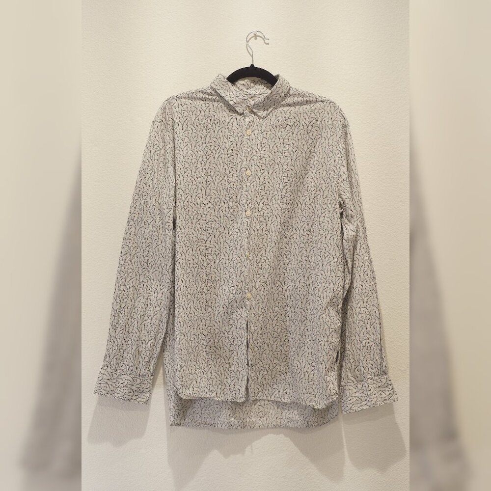 John Varvatos men's size Large Long sleeve button down Shirt Doug Floral